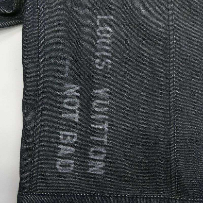 ルイヴィトン バックロゴプリント ウールコットン デニム ジャケット 買取実績 画像