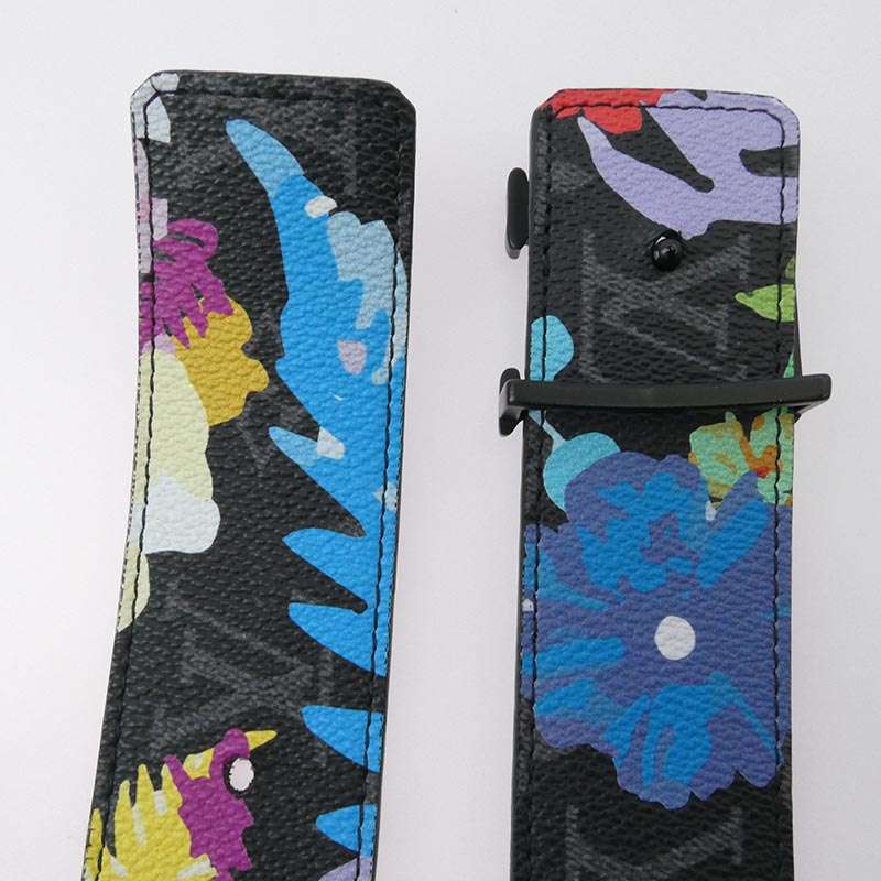 ルイヴィトン MP242 モノグラム・エクリプス サンチュール フォリアージュ 40mm リバーシブル レザー ベルト 買取実績 画像