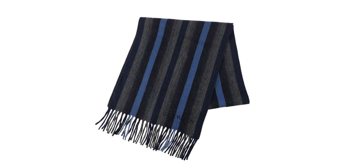 ルイヴィトン カシミヤ混 ストライプ マフラー 買取実績