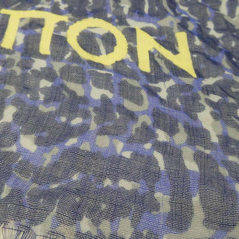 ルイヴィトン カシミヤ シルク レオパード 大判 ストール 買取実績 画像