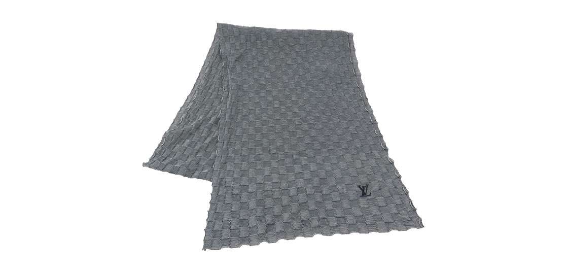 ルイヴィトン ダミエ LVロゴ コットン ストール マフラー 買取実績