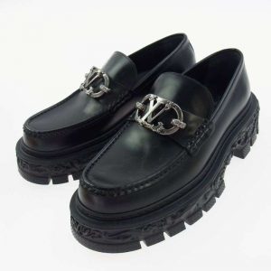 ルイヴィトン DI1212 LV バロックライン バックル厚底 ローファー シューズ 買取実績