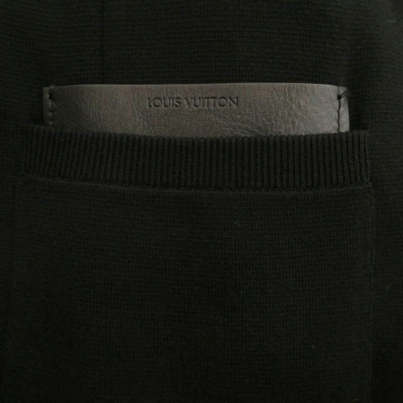 ルイヴィトン H5KN50MS7 レザーポケット切替 2B ニット生地 テーラードジャケット 買取実績 画像