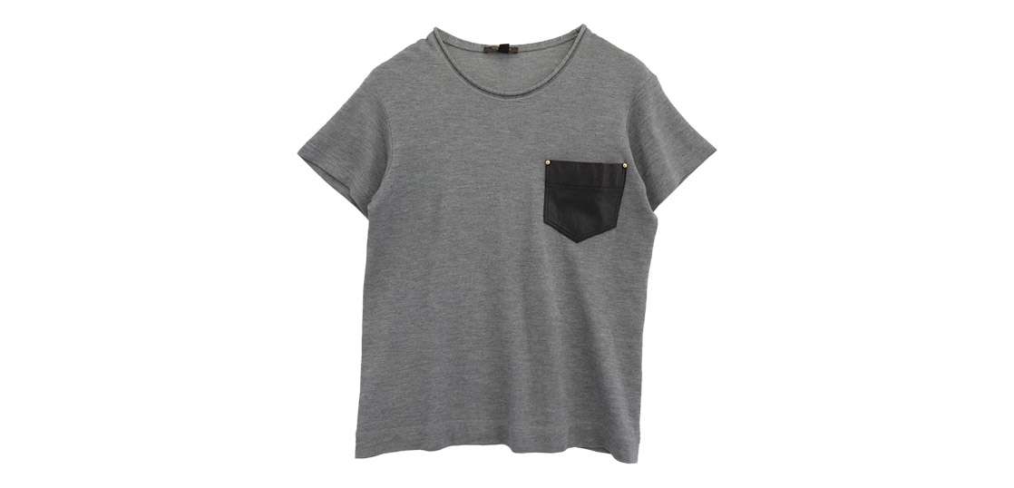 ルイヴィトン レザーポケット カシミヤ シルク混 半袖 ニット Tシャツ カットソー 買取実績
