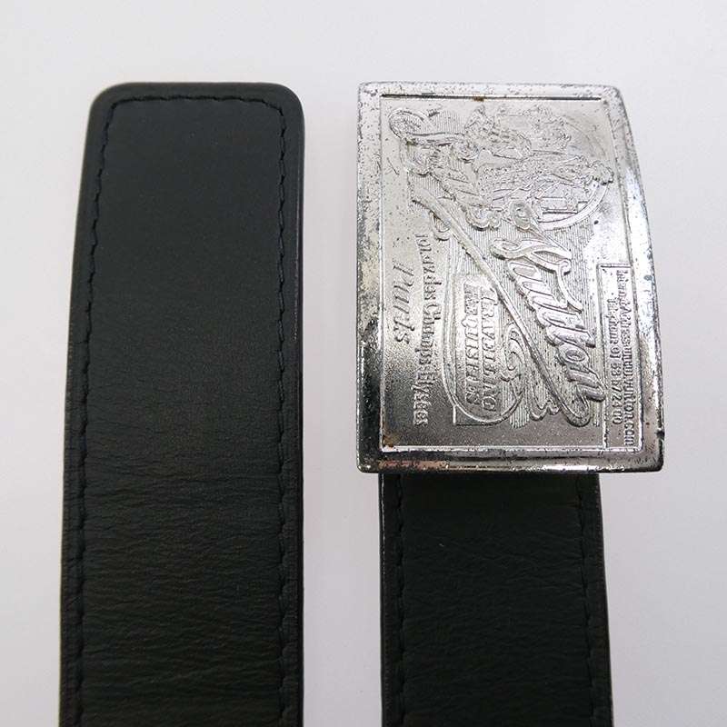 ルイヴィトン M6812T サンチュール ジーンズ ロゴバックル レザー ベルト 買取実績 画像