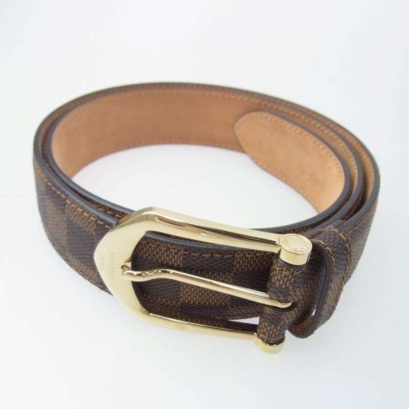 ルイヴィトン M6835 ダミエ サンチュール リヴェテッド ベルト 買取実績 画像