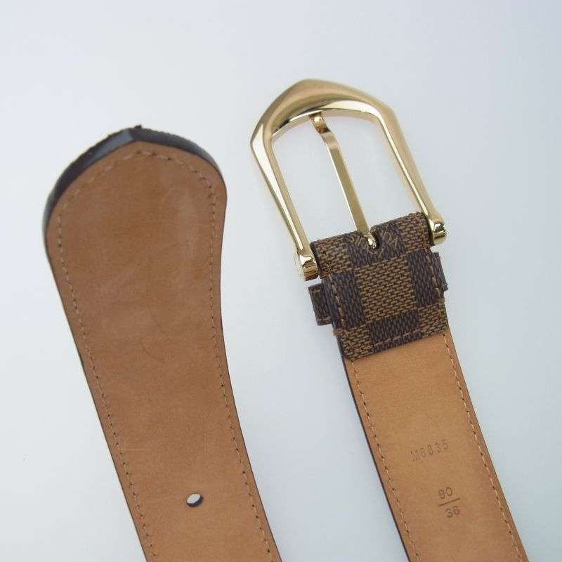 ルイヴィトン M6835 ダミエ サンチュール リヴェテッド ベルト 買取実績 画像