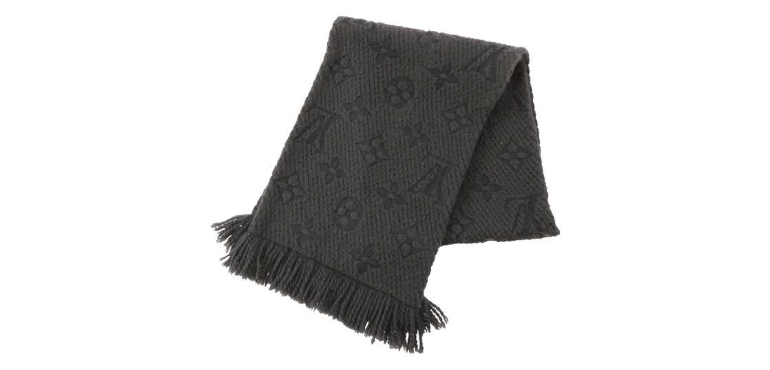 ルイヴィトン M72431 エシャルプ ロゴマニア ウール シルク モノグラム