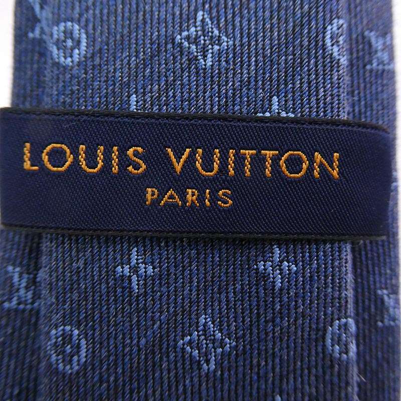 ルイヴィトン M77087 モノグラム ジーンシー 総柄 ネクタイ 買取実績 画像
