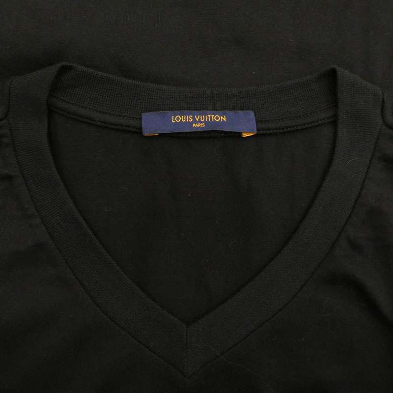 ルイヴィトン ワンポイント ロゴ Vネック 半袖 Tシャツ 買取実績 画像