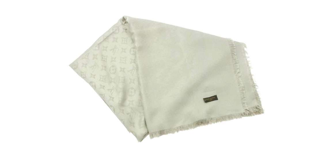 ルイヴィトン シルク ウール ショール モノグラム ストール 買取実績