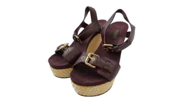 ルイヴィトン TC1114 ウェッジソール モノグラム スエード サンダル 買取実績