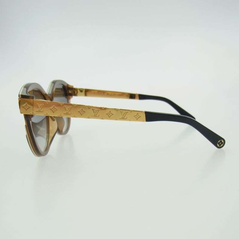 ルイヴィトン Z1858E LV プティ スプソン・キャットアイ ライトトータスシェル サングラス カラーレンズ アイウェア 買取実績 画像