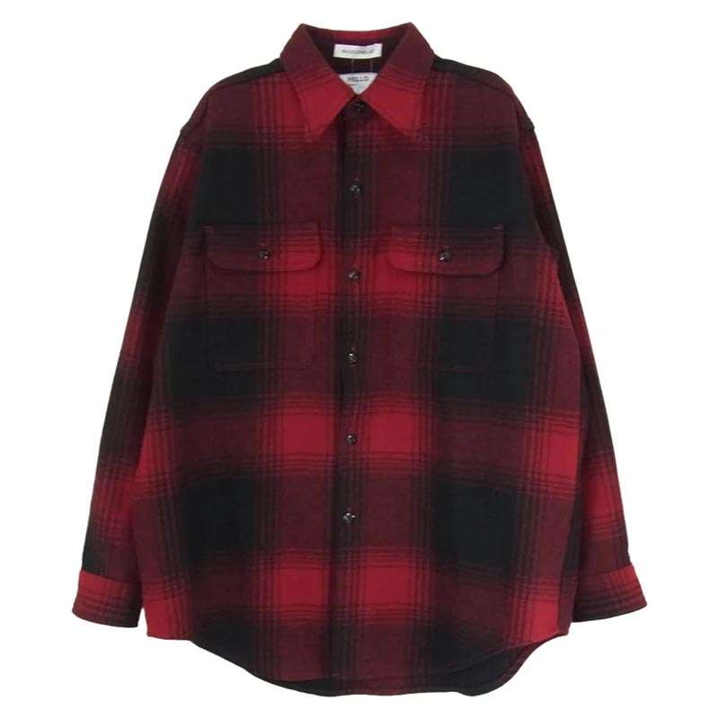 マディソンブルー 19AW MB194-5050RHM RonHerman ロンハーマン別注 長袖 ウール チェック ネル シャツ 買取実績 画像