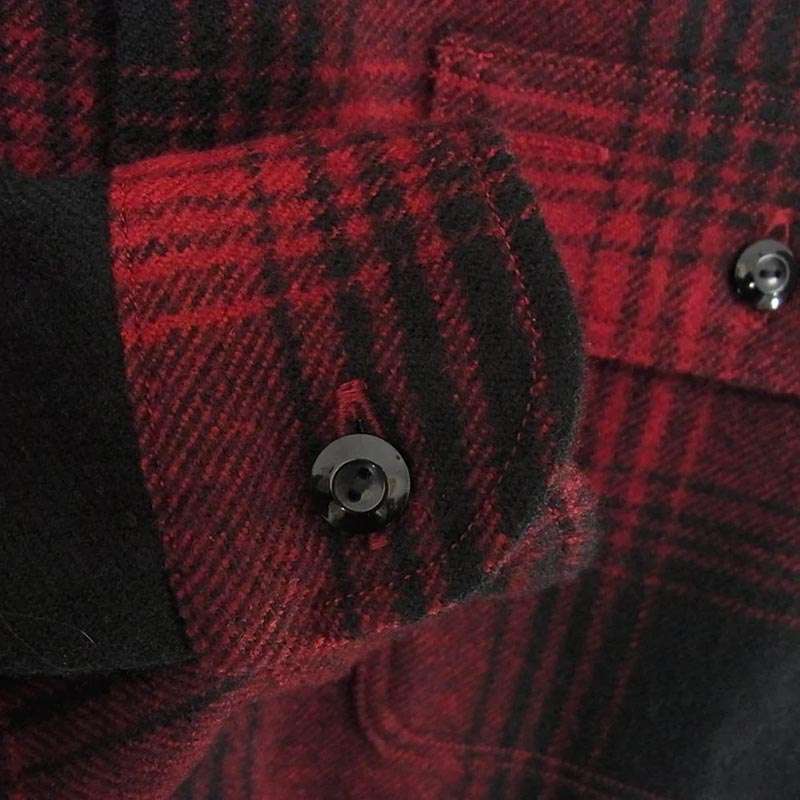 マディソンブルー 19AW MB194-5050RHM RonHerman ロンハーマン別注 長袖 ウール チェック ネル シャツ 買取実績 画像