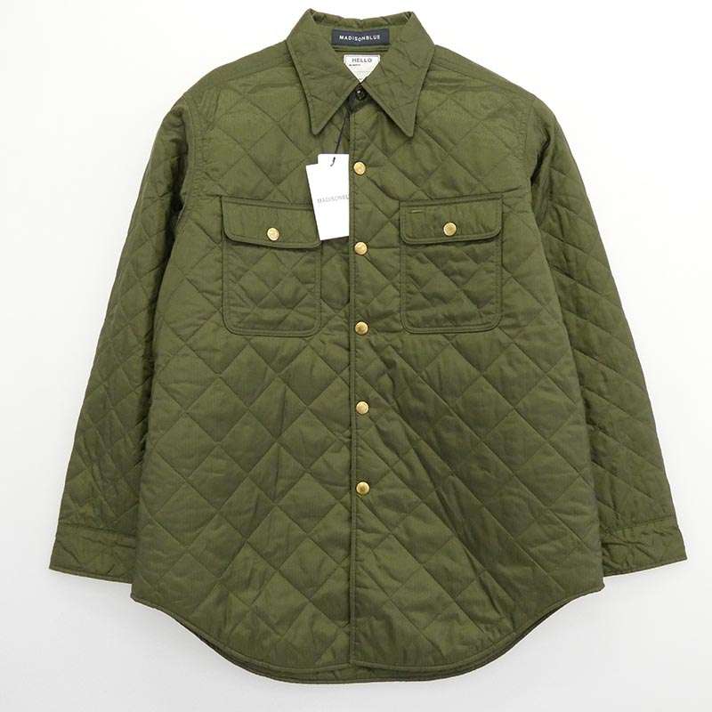 マディソンブルー MB204-5001 中綿 金ボタン キルティング シャツ ジャケット 買取実績 画像