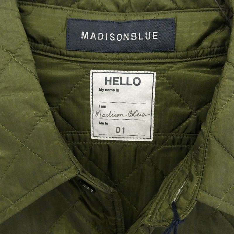 マディソンブルー MB204-5001 中綿 金ボタン キルティング シャツ ジャケット 買取実績 画像