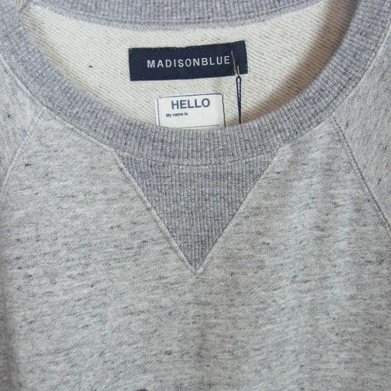 マディソンブルー MB224-7005 HELLO SWEAT L/S URAKE DYED スウェット トレーナー 買取実績 画像