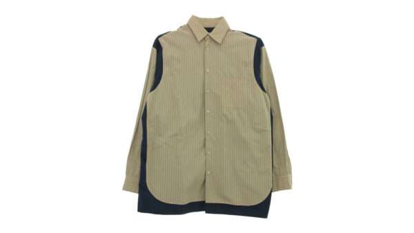 メゾンマルジェラ 17AW S30DL0368 S48013 10ライン 4ステッチ 再構築 ストライプ オーバーサイズ 長袖シャツ 四つタグ 買取実績