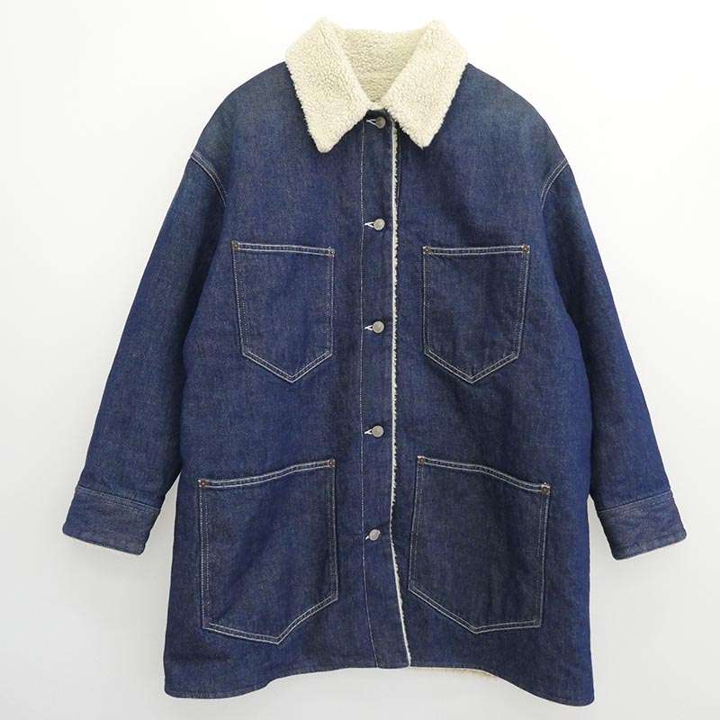 メゾンマルジェラ 18AW S52AM0078 S30640 OVER SIZE DENIM JK オーバーサイズ ボア デニムジャケット 買取実績 画像