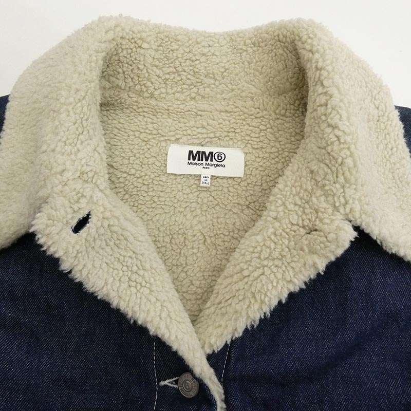 メゾンマルジェラ 18AW S52AM0078 S30640 OVER SIZE DENIM JK オーバーサイズ ボア デニムジャケット 買取実績 画像