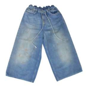 メゾンマルジェラ 18SS S32LA0145 MM6 エムエムシックス ダメージ ペイント加工 イージーウエスト デニム パンツ 買取実績