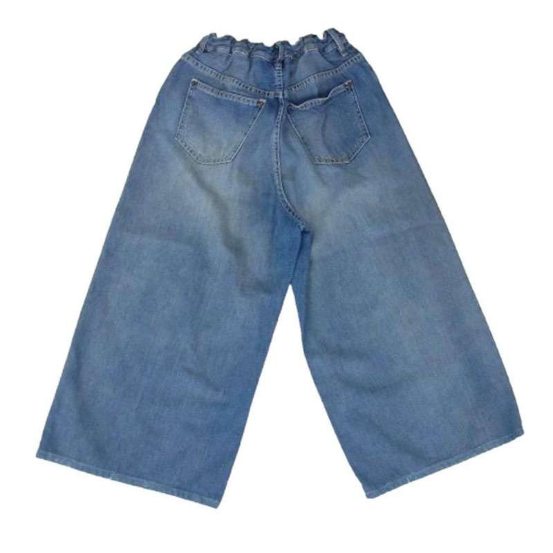 メゾンマルジェラ 18SS S32LA0145 MM6 エムエムシックス ダメージ ペイント加工 イージーウエスト デニム パンツ 買取実績 画像