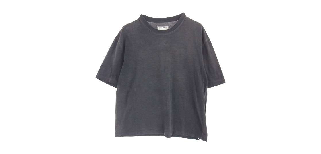 メゾンマルジェラ オーバーサイズ クルーネックTシャツ ガーメントダイ 46 MAISON MARGIELA メゾンマルジェラ 10ライン S30GC0704 S20079