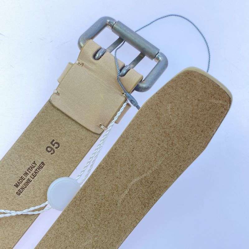 メゾンマルジェラ 20SS S55TP0119 11ライン LEATHER BELT エンボスロゴ レザー ベルト 買取実績 画像