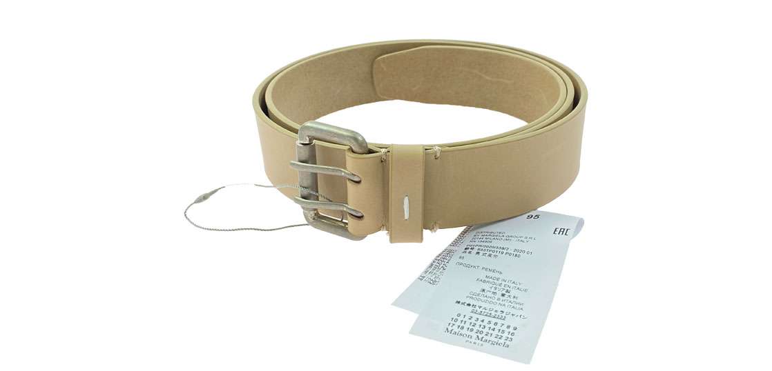 メゾンマルジェラ 20SS S55TP0119 11ライン LEATHER BELT 買取実績