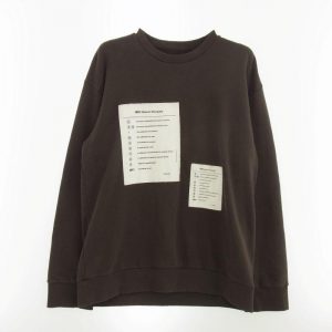 メゾンマルジェラ 22AW S52GU0171 S25537 ナンバーロゴパッチ クルーネック オーバーサイズ スウェット 買取実績