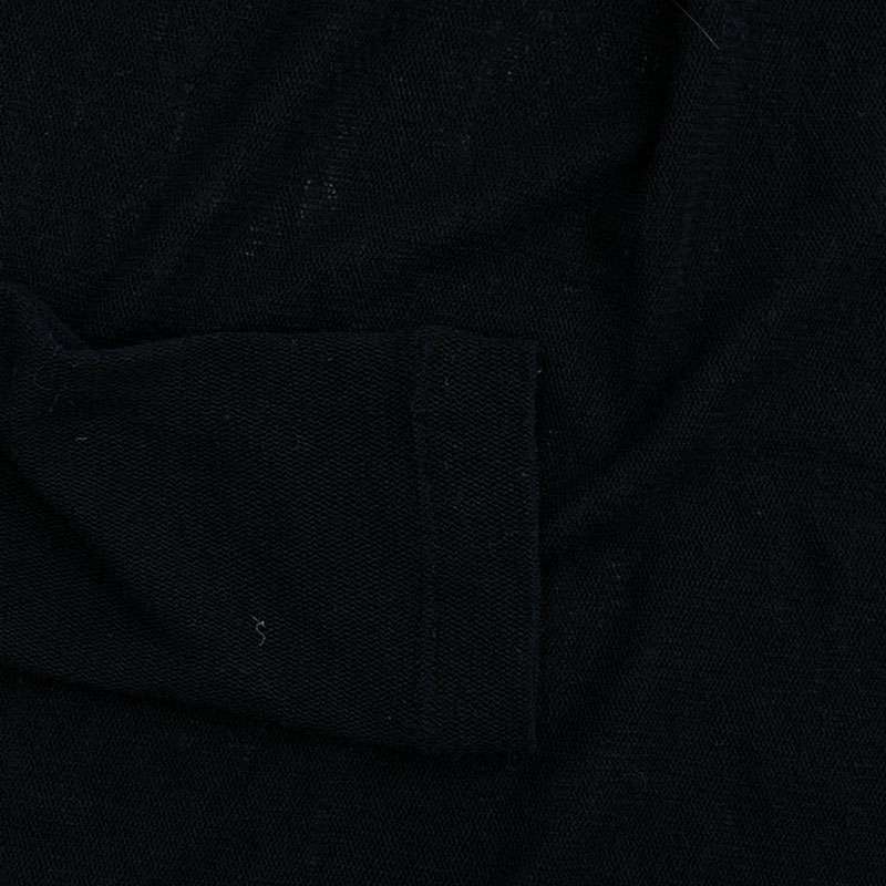 メゾンマルジェラ 22AW S62NC0111 MM6 Black Logo Sheer Top シアーニット トップ SIXロゴ 長袖 Tシャツ 買取実績 画像