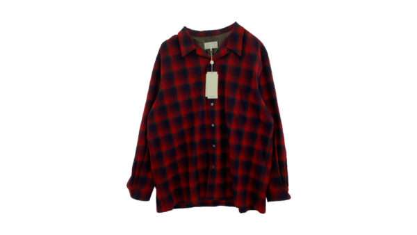 メゾンマルジェラ × PENDLETON ペンドルトン 23AW S67DT0010 四つタグ オーバーサイズ チェック オープンカラー 長袖 シャツ 買取実績