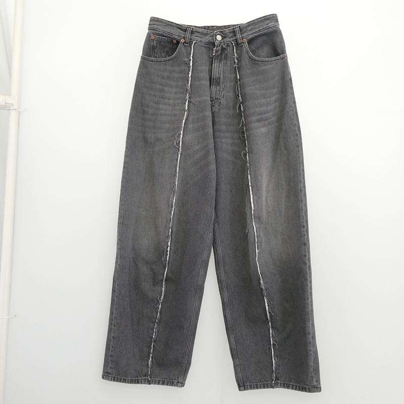 メゾンマルジェラ 24SS SH0LA0002 MM6 Raw Jeans ワイド デニムパンツ 買取実績 画像