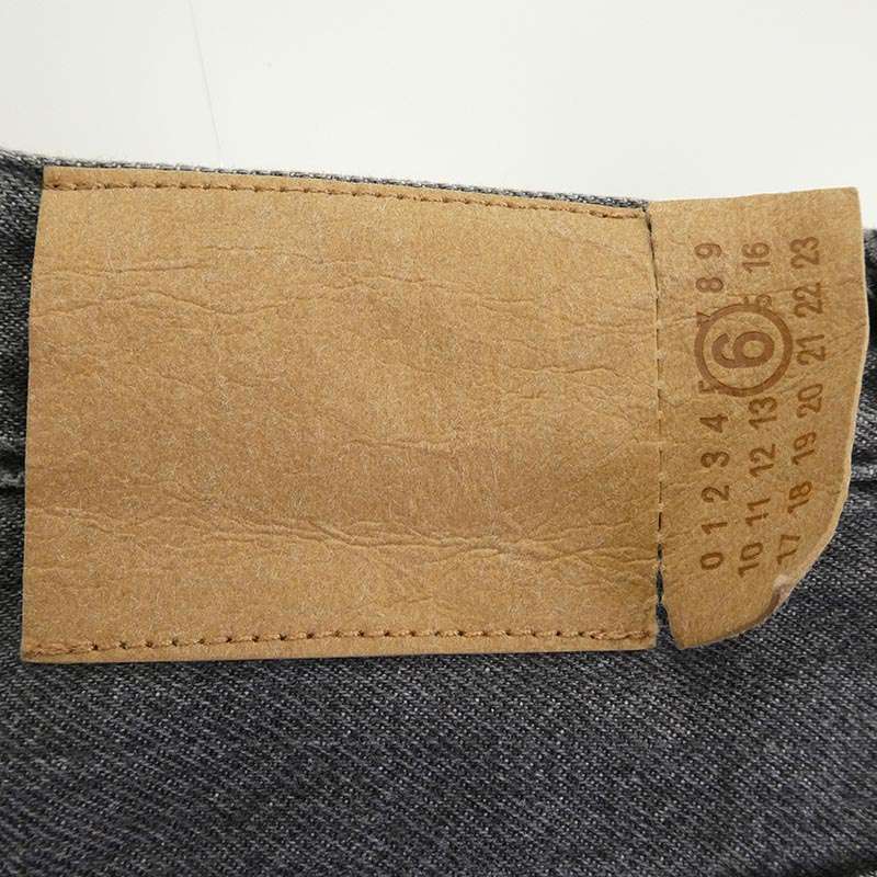 メゾンマルジェラ 24SS SH0LA0002 MM6 Raw Jeans ワイド デニムパンツ 買取実績 画像