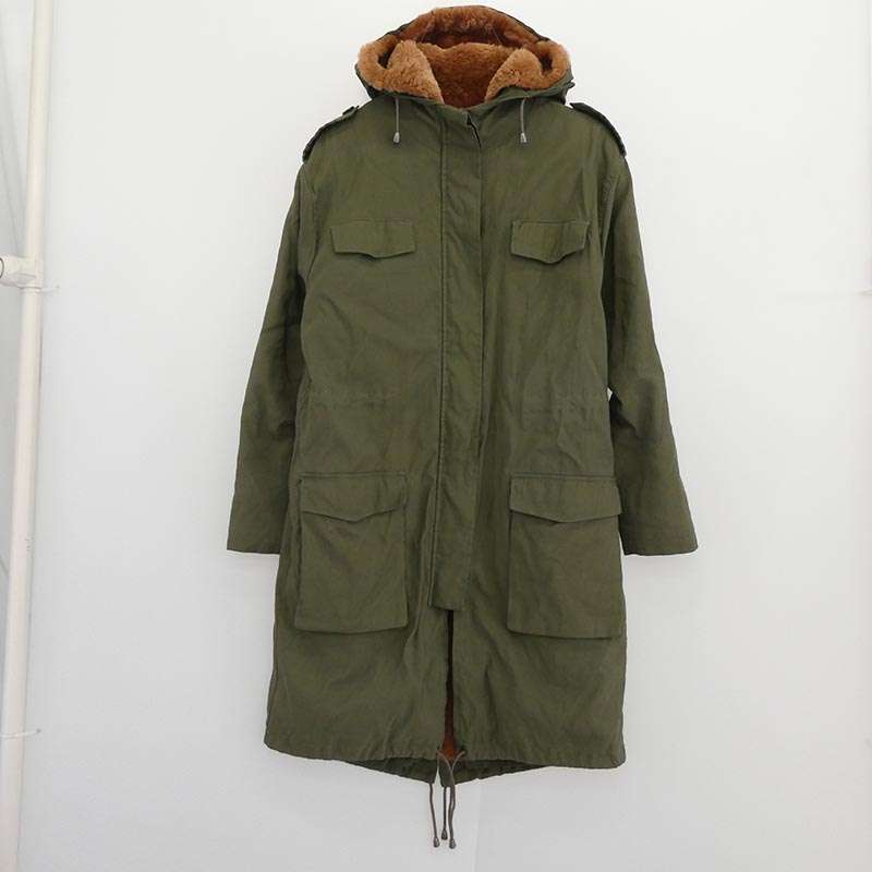 メゾンマルジェラ 4ライン 12AW ムートンライナーベスト付き 3WAY モッズ コート 買取実績 画像