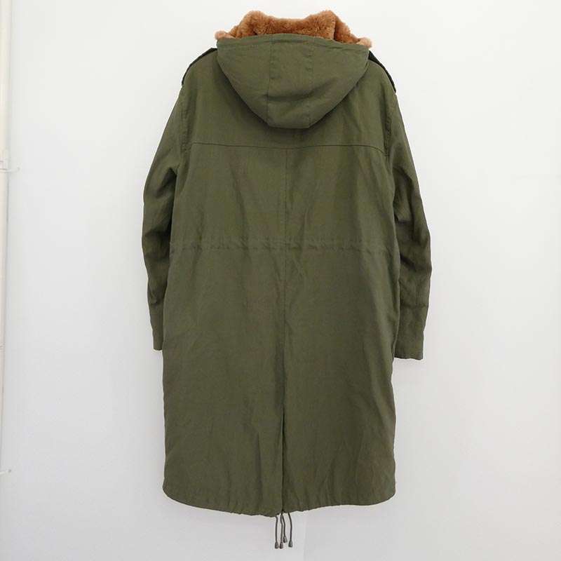 メゾンマルジェラ 4ライン 12AW ムートンライナーベスト付き 3WAY モッズ コート 買取実績 画像