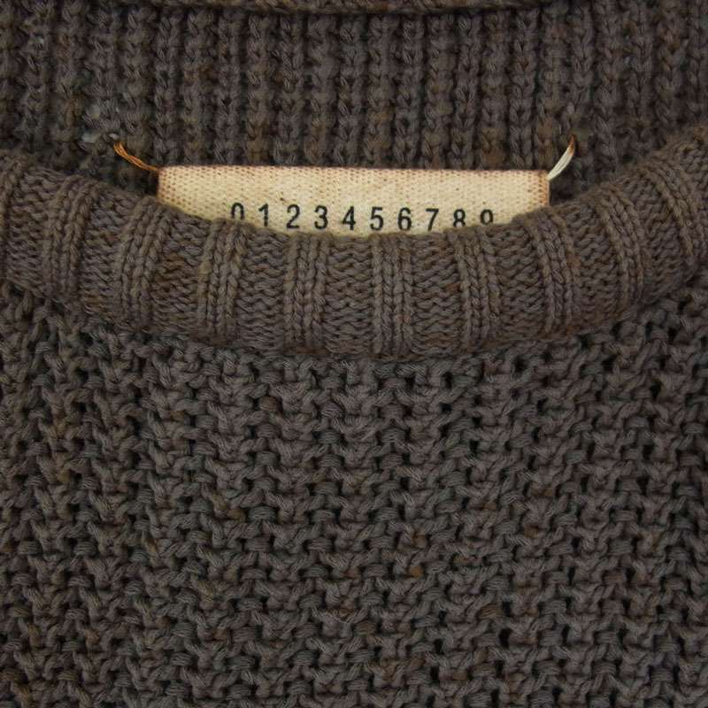 メゾンマルジェラ S30HA0844 10ライン 4つタグ ダメージ加工 ローゲージニット セーター 買取実績 画像