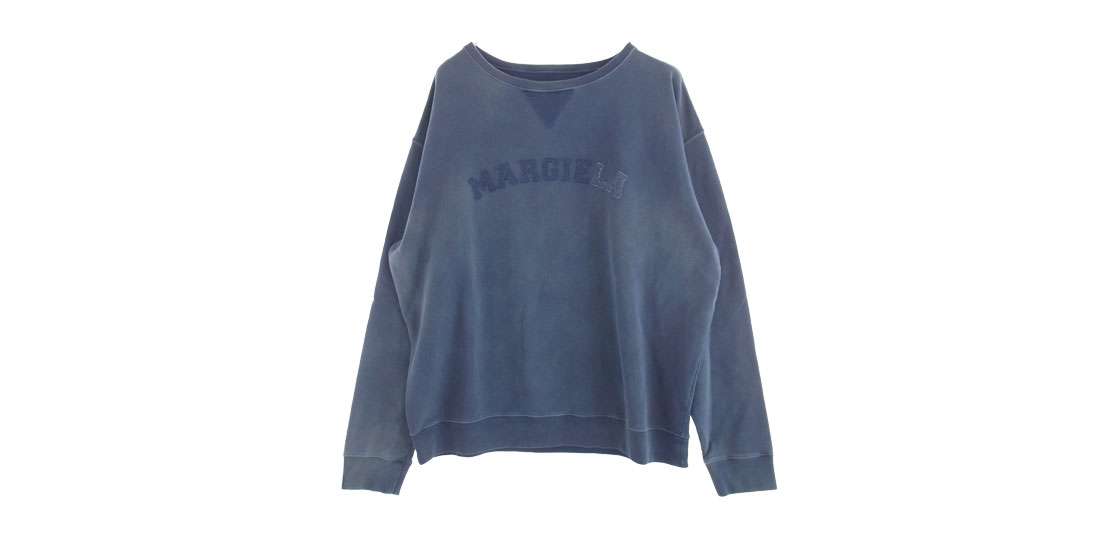 メゾンマルジェラ S50GU0209 S25570 オーバーサイズ オーバーダイ ロゴ スウェット 買取実績