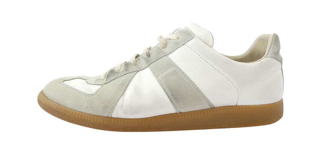 メゾンマルジェラ S57WS0236 P1895 REPLICA レプリカ ジャーマントレーナー レザー スニーカー 買取実績