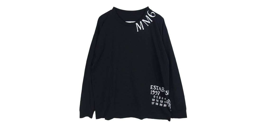 メゾンマルジェラ MM6 SH0GC0047 S24312 T-SHIRT/BLACK 買取実績
