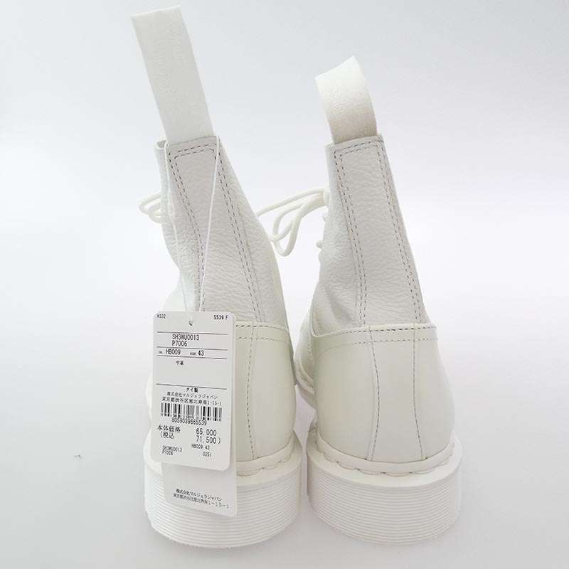 メゾンマルジェラ SH3WU0013 MM6 × Dr.Martens 1460 Twist 8-Eye Boots × ドクターマーチン ツイスト アイ ブーツ 買取実績 画像