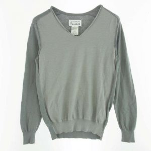 メゾンマルタンマルジェラ 12SS S50HA0323 イタリア製 10ライン 4つタグ Vネック パネル切替 ニット コットン ニット セーター 買取実績