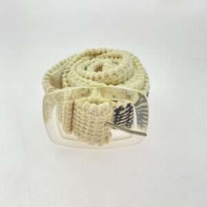 メゾンマルタンマルジェラ クリアバックル ニット ベルト 買取実績