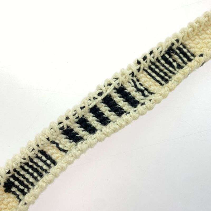 メゾンマルタンマルジェラ クリアバックル ニット ベルト 買取実績 画像