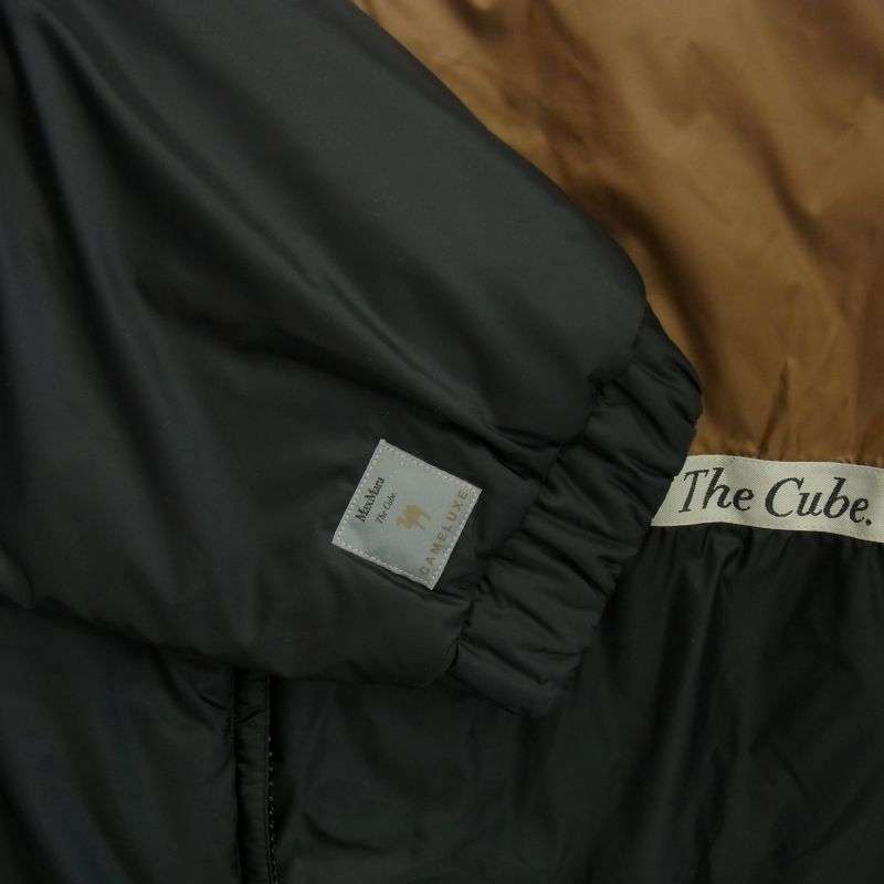 マックスマーラ 949604146 The Cube CAMELUXE ザ キューブ キャメリュクス ジップアップ フーディー パデッドコート 専用収納トートバッグ付属 買取実績 画像