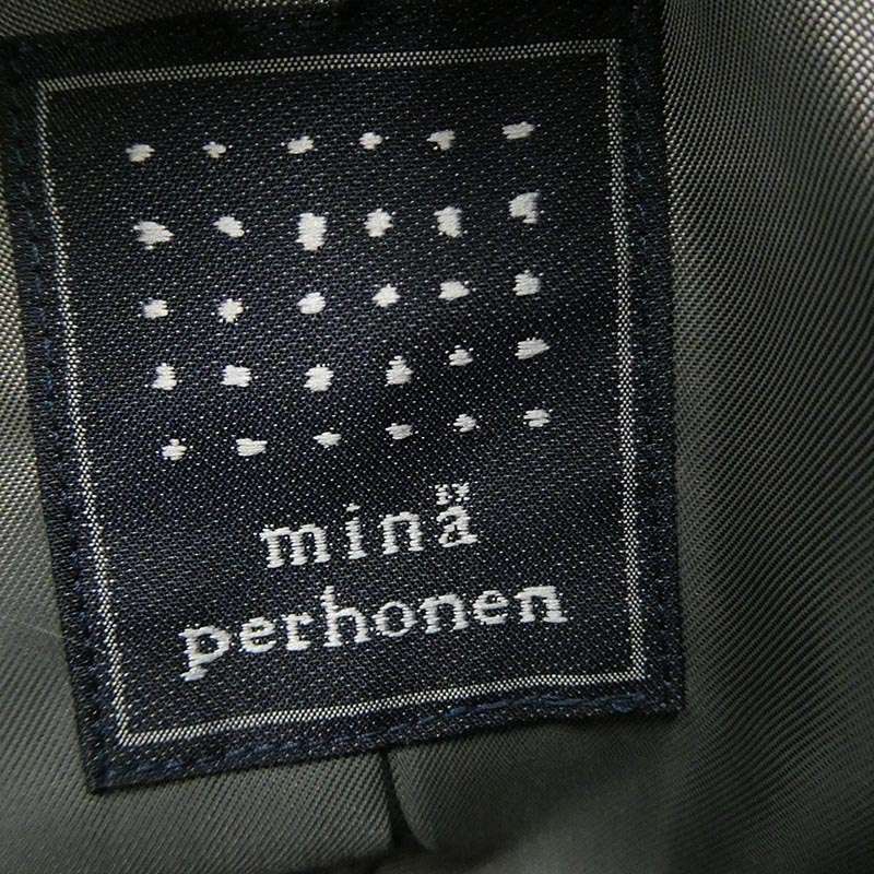 ミナペルホネン 24AW aca2406 stitch garden ステッチガーデン フード付き ダウンベスト 買取実績 画像