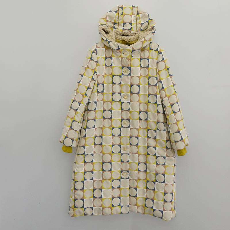 ミナペルホネン xa6625 pallo パロ チェック フーデッド ダウンコート 買取実績 画像