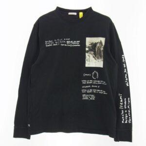 モンクレール × Fragment フラグメント 藤原ヒロシ 23AW I209U8D00002 プリント 長袖 ロングスリーブ Tシャツ カットソー 買取実績