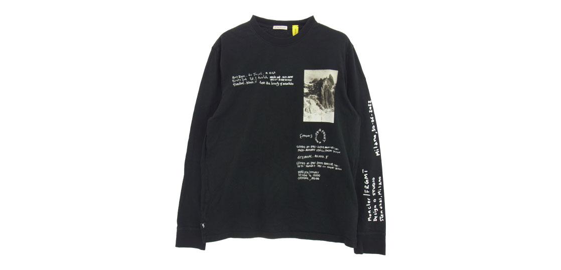 モンクレール × Fragment フラグメント 藤原ヒロシ 23AW I209U8D00002 プリント 長袖 ロングスリーブ Tシャツ カットソー 買取実績